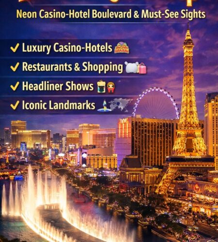 Las Vegas Strip (The Strip): Neon Casino-Hotel Boulevard, Shows, Food, Shopping & Must-See Sights