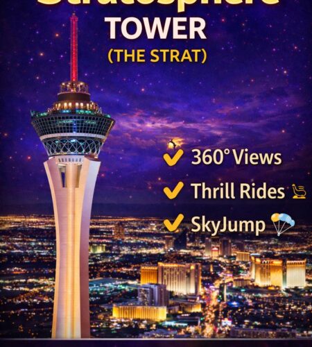 Stratosphere Tower Las Vegas: Tickets, Hours, Thrill Rides + How to Get There (From LAS)