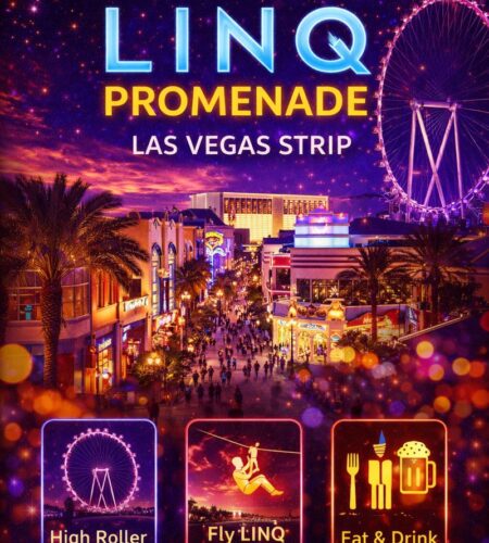 The LINQ Promenade: What to Do, Best Time to Go & How to Get There (Strip + LAS Airport)