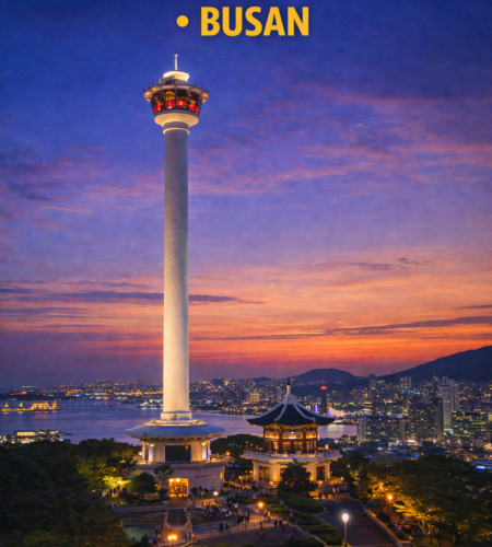 Busan Tower: the classic viewpoint above Nampo & Yongdusan Park