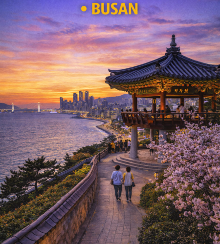 Dalmaji Hill in Busan: the scenic Dalmajigil walk, Haewoljeong Pavilion, and the best viewpoints