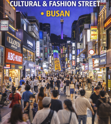 Gwangbok-dong Cultural and Fashion Street: Busan’s shopping avenue, night lights, and an easy walking route