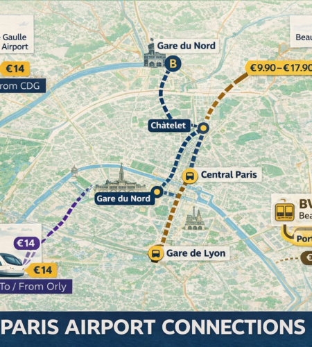 Paris Airport Connections: How to Get Between CDG, Orly, Beauvais & Central Paris
