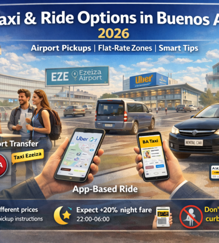 Taxi & Ride Options in Buenos Aires: Airport Pickups, Flat-Rate Zones, and Smart Tips