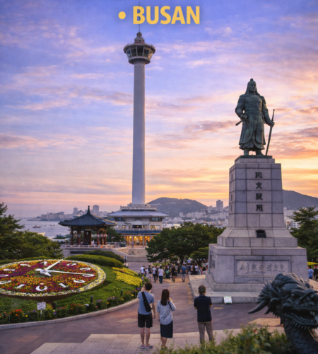 Yongdusan Park in Busan: how to visit, Busan Tower views, and an easy Nampo-dong walk