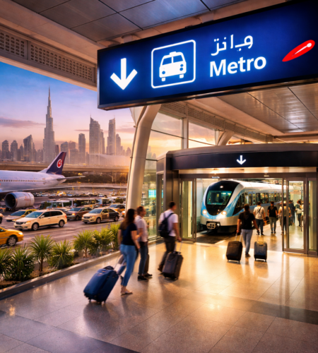 Dubai airport connections: how to get from DXB & DWC to the city by metro, bus, taxi, and terminal transfers ✈️🚇🚌