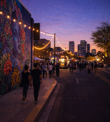 First Friday Art Walk Phoenix: Roosevelt Row Night Guide (Hours, Closures, Light Rail & Tips)