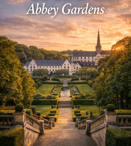 La Cambre Abbey Gardens: A Terraced Escape in Brussels (Ixelles) 📍