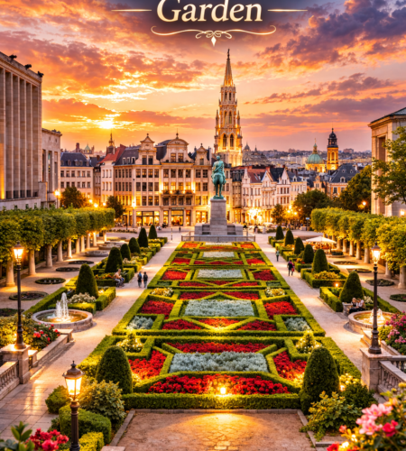 Mont des Arts Garden: Brussels’ Best Skyline Viewpoint Walk (Kunstberg) 📍🗺️