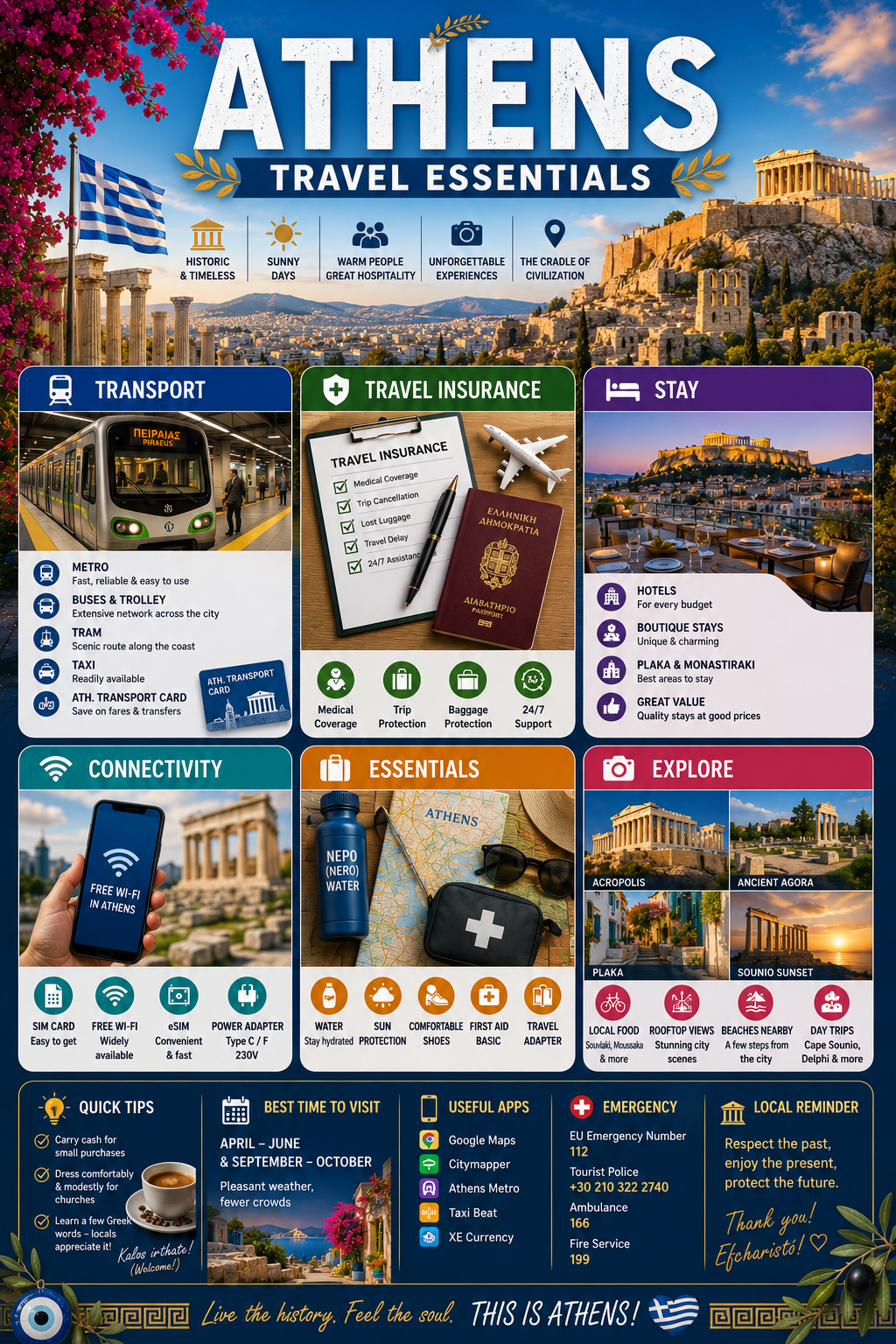 Athens Travel Essentials