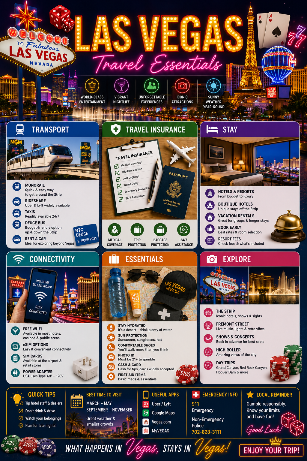 Las Vegas Travel Essentials